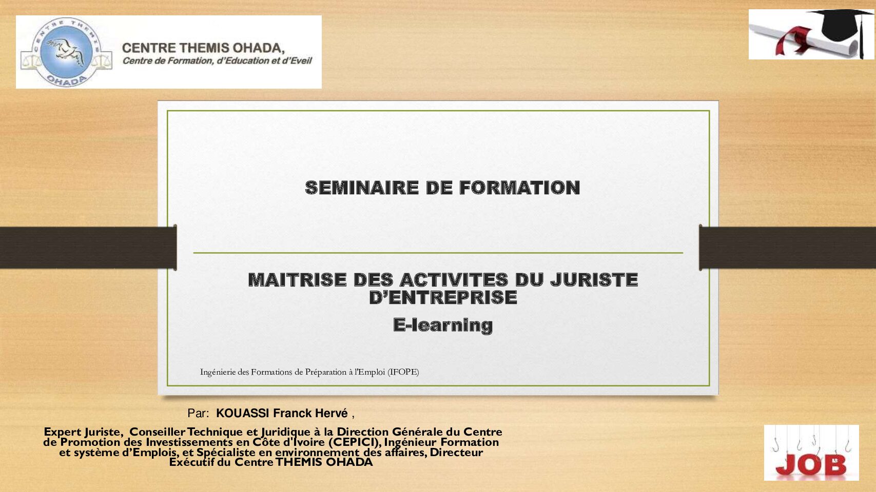 Support de formation maîtriser les activité du juriste d’entreprise Version finale (1)