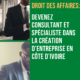 Devenez consultant et spécialiste dans la création d’entreprise en Côte d’Ivoire